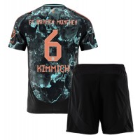 Camiseta Bayern Munich Joshua Kimmich #6 Visitante Equipación para niños 2024-25 manga corta (+ pantalones cortos)